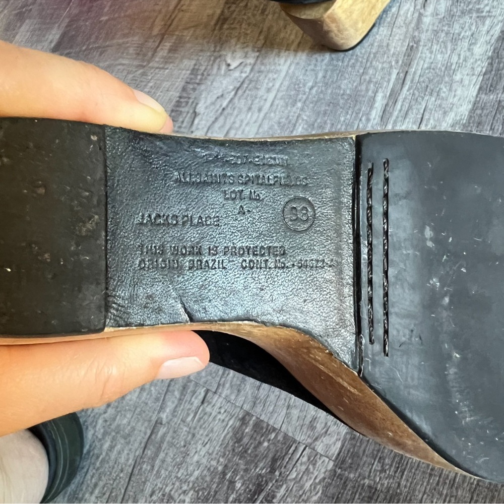 Rare Allsaints spitalfields Platform Wedges Shoes Size 38 - Picture 11 of 12